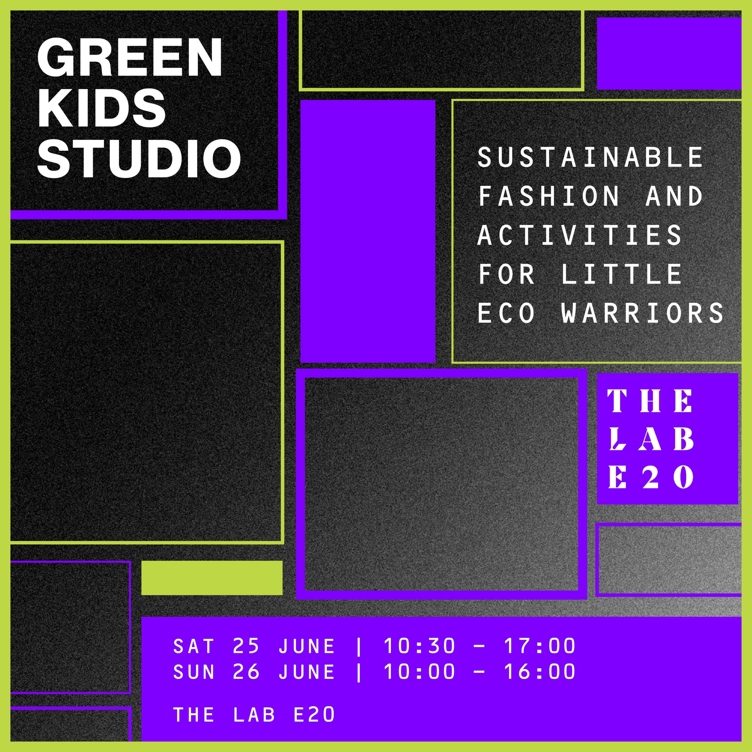 Green Kids Studio: A Sustainable Children’s Fashion Pop-Up