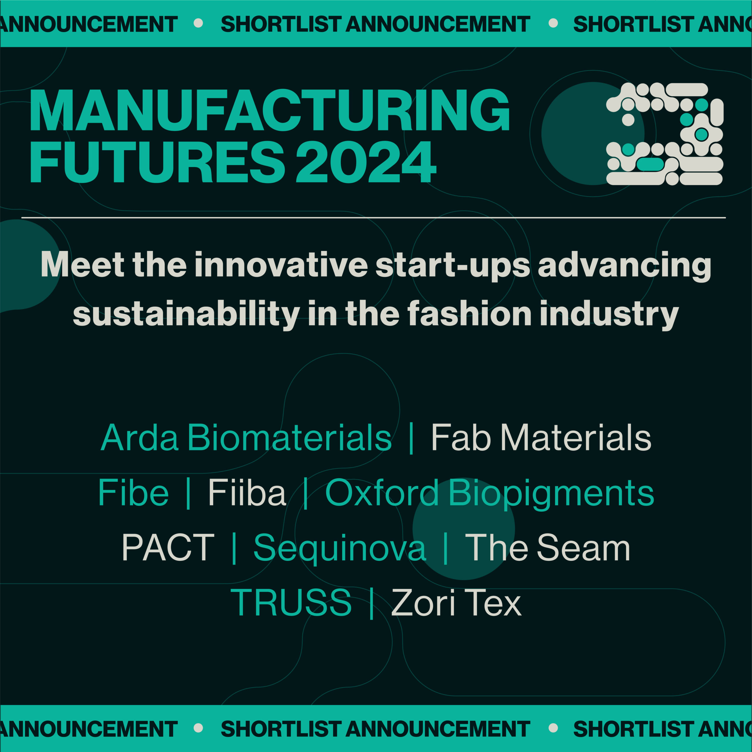 Manufacturing Futures: Shortlist Announcement!